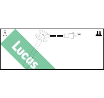 Sada kabelů pro zapalování LUCAS LUC4342