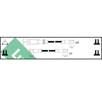 Sada kabelů pro zapalování LUCAS LUC5048
