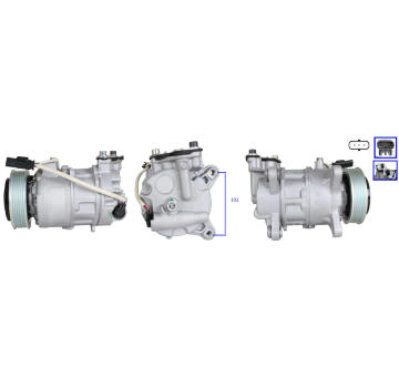 Kompresor klimatizácie LUCAS ACP01151