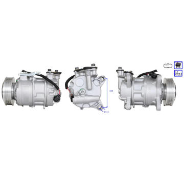 Kompresor klimatizácie LUCAS ACP01152