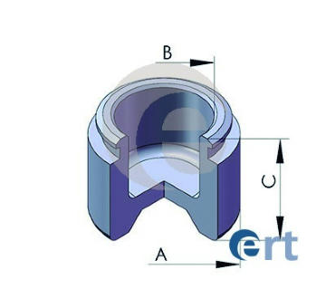Piest brzdového strmeňa ERT 150223-C