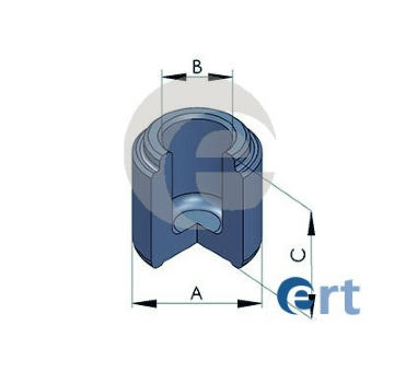 Piest brzdového strmeňa ERT 150225-C