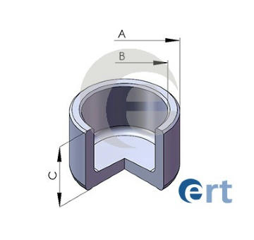 Piest brzdového strmeňa ERT 150587-C