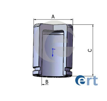 Piest brzdového strmeňa ERT 150812-C