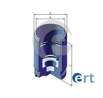 Piest brzdového strmeňa ERT 150947-C