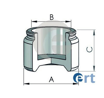 Piest brzdového strmeňa ERT 151066-C