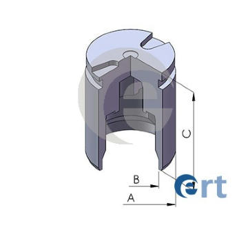 Piest brzdového strmeňa ERT 151274-C