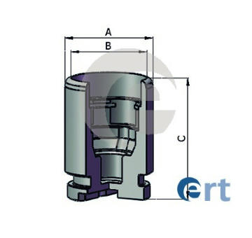 Piest brzdového strmeňa ERT 151379-C