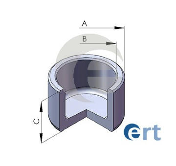 Piest brzdového strmeňa ERT 151438-C