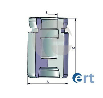 Piest brzdového strmeňa ERT 151452-C