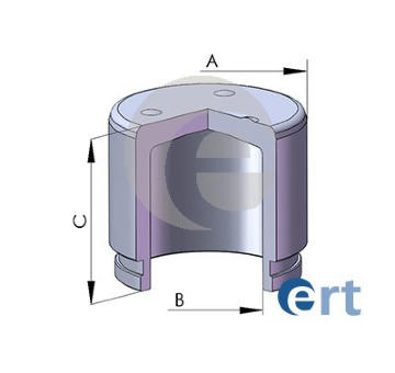 Piest brzdového strmeňa ERT 151629-C