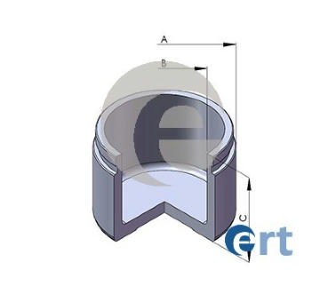 Piest brzdového strmeňa ERT 151726-C