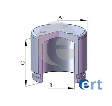 Piest brzdového strmeňa ERT 151769-C