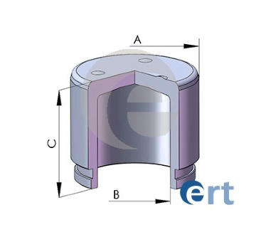Piest brzdového strmeňa ERT 151770-C
