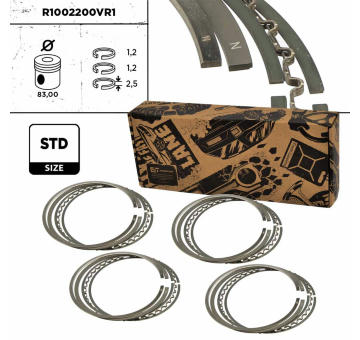 Sada pistnich krouzku ET ENGINETEAM R1002200VR1