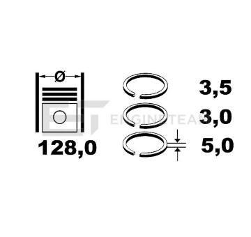 Sada pístních kroužků ET ENGINETEAM R1002800