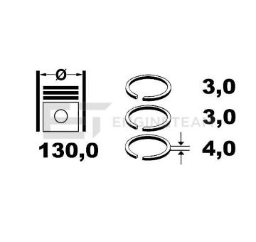 Sada pístních kroužků ET ENGINETEAM R1006300