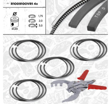 Sada pistnich krouzku ET ENGINETEAM R1009100VR1