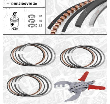 Sada pístních kroužků ET ENGINETEAM R1012100VR1