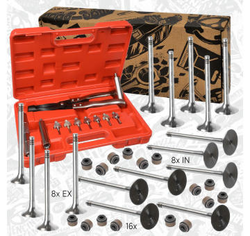 Sada ventilů, sací/výfukový ventil ET ENGINETEAM VS0008VR3