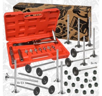 Sada ventilů, sací/výfukový ventil ET ENGINETEAM VS0011VR2