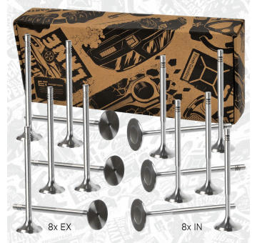 Sada ventilů, sací/výfukový ventil ET ENGINETEAM VS0020