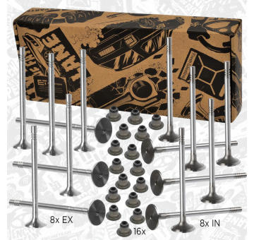 Sada ventilů, sací/výfukový ventil ET ENGINETEAM VS0021VR1