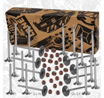 Súprava ventilov, sací/výfukový ventil ET ENGINETEAM VS0036