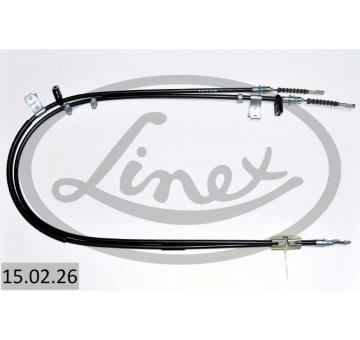 Tažné lanko, parkovací brzda LINEX 15.02.26
