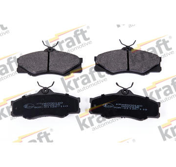 Sada brzdových destiček, kotoučová brzda KRAFT AUTOMOTIVE 6000160