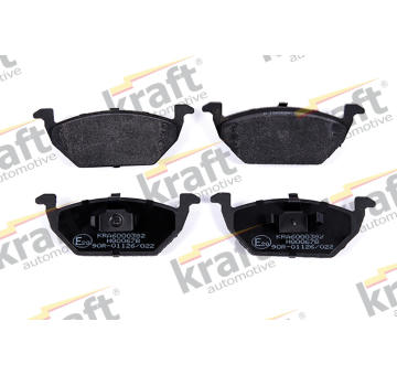 Sada brzdových destiček, kotoučová brzda KRAFT AUTOMOTIVE 6000382