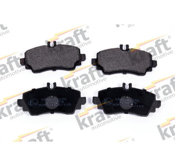 Sada brzdových destiček, kotoučová brzda KRAFT AUTOMOTIVE 6001250