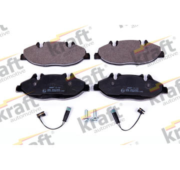 Sada brzdových destiček, kotoučová brzda KRAFT AUTOMOTIVE 6001265