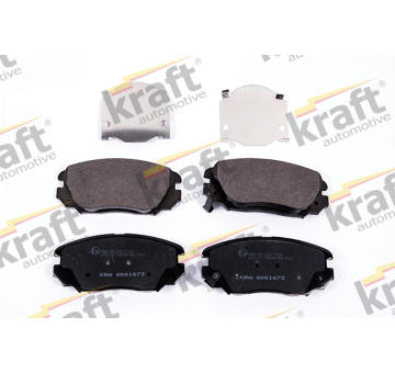 Sada brzdových destiček, kotoučová brzda KRAFT AUTOMOTIVE 6001673