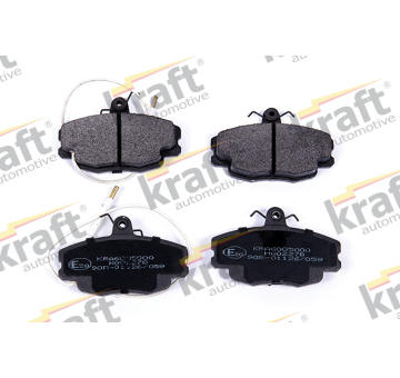 Sada brzdových destiček, kotoučová brzda KRAFT AUTOMOTIVE 6005000
