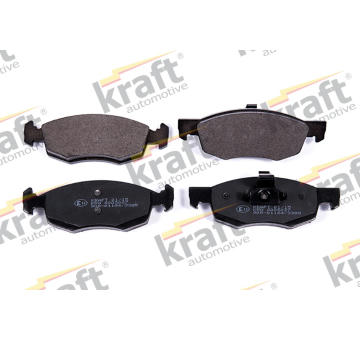 Sada brzdových destiček, kotoučová brzda KRAFT AUTOMOTIVE 6005027