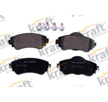 Sada brzdových destiček, kotoučová brzda KRAFT AUTOMOTIVE 6006014