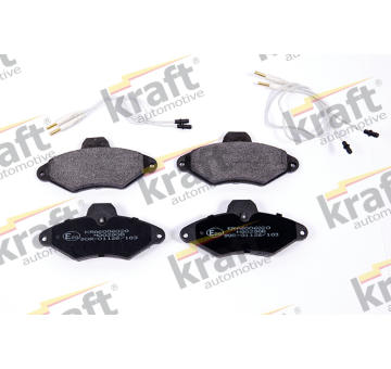 Sada brzdových destiček, kotoučová brzda KRAFT AUTOMOTIVE 6006020