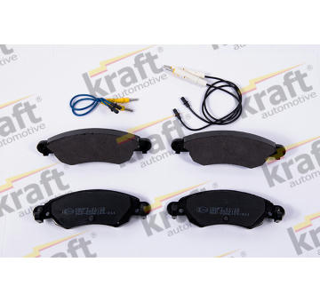 Sada brzdových destiček, kotoučová brzda KRAFT AUTOMOTIVE 6006128