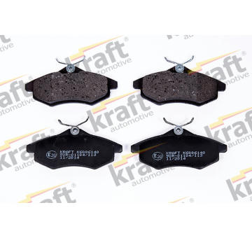 Sada brzdových destiček, kotoučová brzda KRAFT AUTOMOTIVE 6006140