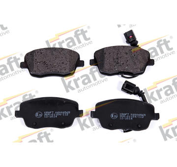 Sada brzdových destiček, kotoučová brzda KRAFT AUTOMOTIVE 6006565