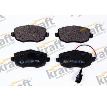 Sada brzdových destiček, kotoučová brzda KRAFT AUTOMOTIVE 6006702