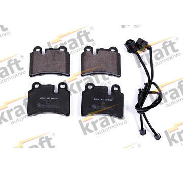 Sada brzdových destiček, kotoučová brzda KRAFT AUTOMOTIVE 6010007