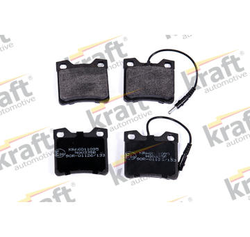 Sada brzdových destiček, kotoučová brzda KRAFT AUTOMOTIVE 6011095
