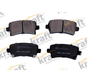 Sada brzdových destiček, kotoučová brzda KRAFT AUTOMOTIVE 6011534