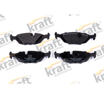Sada brzdových destiček, kotoučová brzda KRAFT AUTOMOTIVE 6012550
