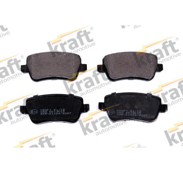 Sada brzdových destiček, kotoučová brzda KRAFT AUTOMOTIVE 6013015