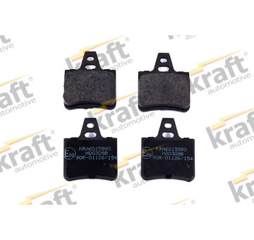 Sada brzdových destiček, kotoučová brzda KRAFT AUTOMOTIVE 6015990