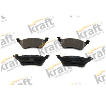 Sada brzdových destiček, kotoučová brzda KRAFT AUTOMOTIVE 6018517