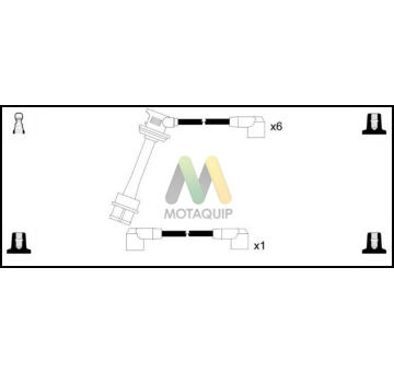 Sada kabelů pro zapalování MOTAQUIP LDRL1191